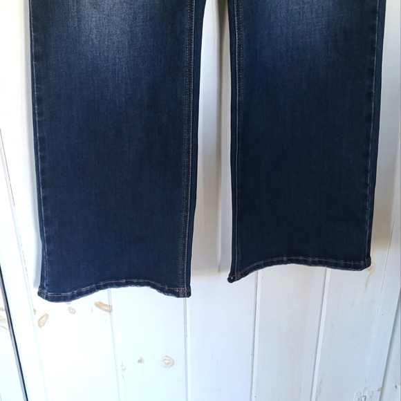 Denim by Laura Distressed Buttonfly Bootcut Jeans - Picture 4 of 10